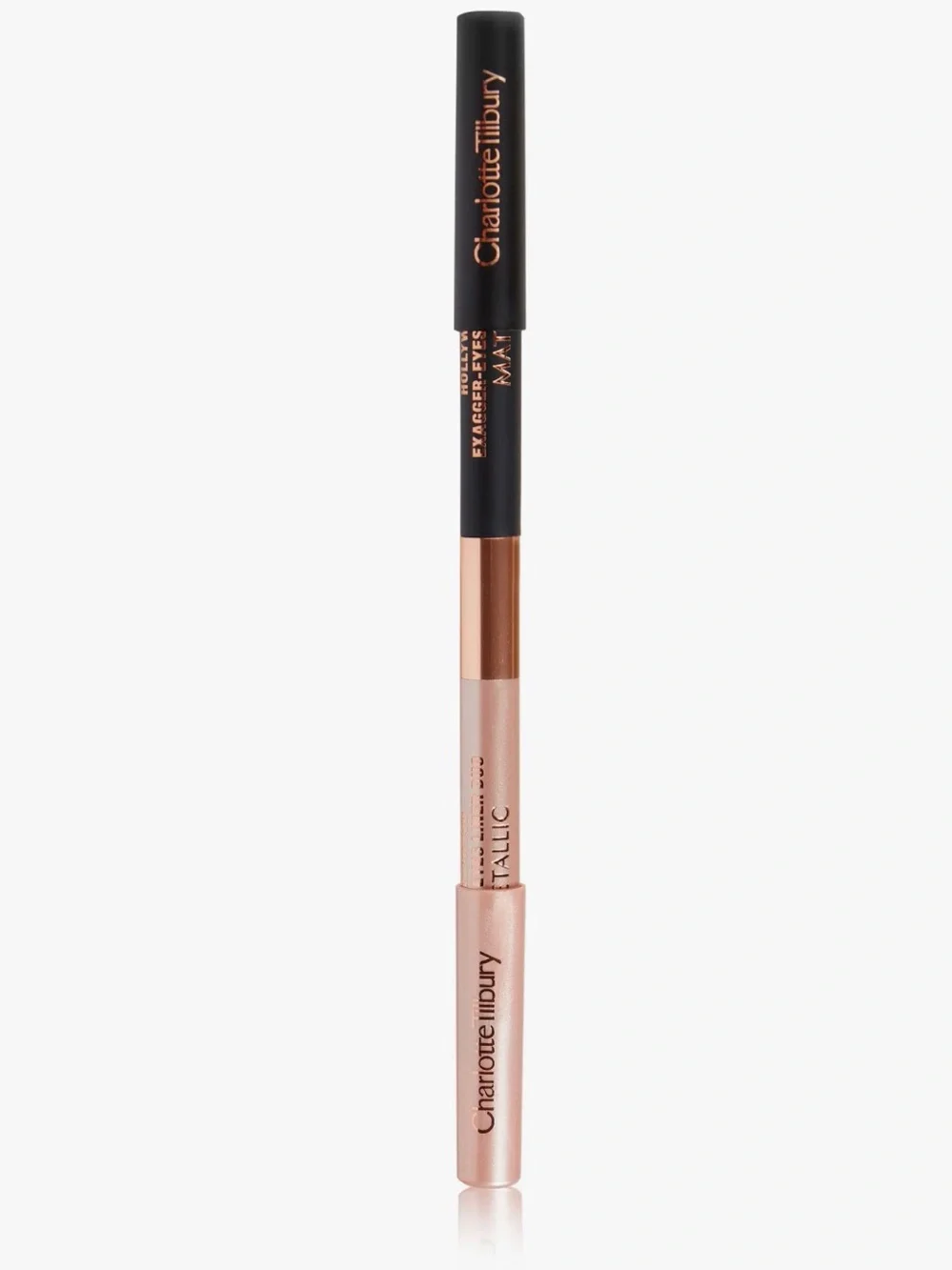 Charlotte Tilbury Dual-Ended Metallic Eye Pencil in Rose Gold & Copper